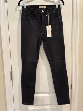 Unpublished Washed Black High-Rise Skinny Jeans